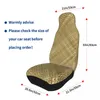 Car Seat Covers Basket Weaving Cover Custom Printing Universal Front Protector Accessories Cushion Set