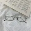 Güneş gözlükleri y2k harajuku küçük kare çerçeve gözlükler kadınlar retro metal gözlükler net okuma gösterisi mavi ışık engelleme gözlük