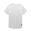 Dukeen à manches courtes t-shirts Men d'été Plain Half-Sheeve Tops Loose Casual White Mens Shirts 240420