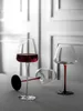 Weingläser 2pcs Luxuskristallrot Designer Champagner-Goblet Premium Handgeflüssiges Glas für Hochzeitsfeier El Restaurant Geschenk