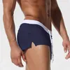 Heren zwemkleding zip pocket zwembroek voor mannen zwemmen shorts strand Bermuda sunga sexy badmode zwempak boksers slip desmiit 2024 gay d240424