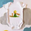 Jednoczęściowe małe książę i lis nadruk nowonarodzone 2021 Nowy styl estetyczny dziewczynka dziewczynka bodysuit harajuku trend ropa bebe