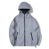 Trench Coats Men's Automne Spring Windbreaker Mens Full Reflective Vestes Men Hop Hop Rainwear Streetwear Night Shiny