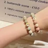 Strand Bracelet Koreaanse stijl armbanden Sun Moon Gradiënt kleur Bead vrouwelijke handketenspaar