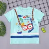 Blazers Children's Shortsleeved Summer 2022 Japanesestyle Men's and Women's Baby Fashion Cutoon Bear Bear and Rabbit Print Tshirt