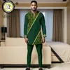 Conttures de survêtement masculines dashiki hommes vêtements africains Versités en V Verscroises et pantalons 2 pièces Tribaux Tribal Tirondes traditionnelles 2416024