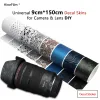 Filters Universal 90mmx1.5m Lens Decal Hud för Sony Lens för Nikon Lens för Fuji Lens Stickers Protector Antiscratch Cover Film