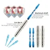 Darts 3pcs/Pack 21g Soft Tip Darts устанавливает стандартный полет PET, алюминиевые дрэты с валами пластиковой наконечник с ящиком для новичков для начинающих