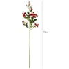 Flores decorativas Flor artificial cheia de vitalidade duradoura sem água precisa mini rosa de seda falsa para o quintal