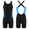 Badkläder barnflickor Seeveless Swimsuit Rashguard Children One Piece Wetsuit UV Protection Swimwear Surfing Beachwear Jumpsuit bodysuit