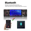 Yeni Araba Radyosu 1 Din Stereo Otomotiv Multimedya MP5 MP3 Pansiyonu Bluetooth Dokunmatik Ekranlı FM Alıcı 4.0 "AUX 12V 4*60W