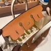 Top Cowhide Handbag Epsom Leather Genuine Leather Pure outer color matching French handS8Z0YTE5