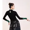 Scene Wear Han Dress Classic Dance Slim Fit Standing Neck Top Performance Flowing Yarn Drama Chinese Set