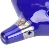 Instrument ein Satz 12 Loch Legende von Ocarina Keramik Alto C Ton Piccolo Orff Musikinstrument für Zelda -Fans mit Accessoires Dunkelblau