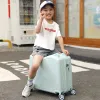 Baixa para a mala infantil Garota de 12 anos, menino, bebê pode andar de viagem caixa de bagagem de mão de 15/18 polegadas de transporte de bebê