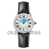 Ratt som arbetar automatiska klockor Carter London Solo Collection Fine Steel Bakuppsättning Klocka Quartz Womens WSRN0019