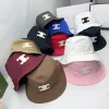 Luxury Bucket Hat Designer Cap Cellnf Fisherman Caps Carta de color sólido Triomph E Bob Gabardine Sombreros para hombres Mujeres Temperamento Match Style G244235BF