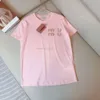 女性TサマーシャツティーデザイナーレディースTシャツ刺繍文字トップ半袖アウトウェアラウンドNEXKデザインシャツS-3XL