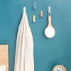 Multipurpose Wall Organizer Hook Behinddoor Key Cloth Hanger Bathroom Robe Towel Holder Rack Kitchen Hardware Shelf 240424