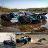 Bilar 16101pro 16102pro 1:16 70 km/h 4WD RC -bil med LED -strålkastare Remote Control Cars High Speed ​​Drift Monster Truck för barnleksaker