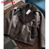 Cuir en cuir pour femmes Mnccmoaa 2023 Femmes hivernales de haute qualité Vintage à manches longues Faux veste en polaire