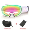 Occhiali per occhiali occhiali da sci inverno Snow Sports Goggles Doublelayer Antifog UV Protection Goggles Uomini da uomo Stilla Ski Eyewear Eyewear