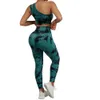 One Shoulder Yoga Set Sportswear Gym Clothing High Waist Leggings Workout Outfits Fitness Wear Sports Suits 240415