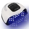 320W 72LEDs UV LED Nail Lamp For Manicure Gel Drying Machine With Large LCD Touch Professional Smart Dryer 240415