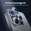 フィルターugreenカメラレンズプロテクター用iPhone 15用のプロマックスフルレンズガラスiphone 15に加えてiPhone 15 14 13 Pro Mini Protective Film