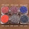 Glitter TCT636 Woolen Fabric Sugar Nail Glitter Spring Coat Color NailS Decoration Nagel Tumbler Crafts Manicure Festival Accessories