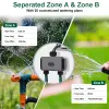 Control 2 outlet WIFI Smart Garden Watering Timers Sprinkler Drip Irrigation Controller Water Valve Rain Delay Programmable Controllers