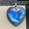 Pendenti unici aurora naturale colorate labradorite pendenti donne splendide arcobaleno labrador tallone insolite vibrazioni labradorite gioielli