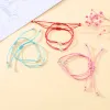 Strands Fashionable Multicolor Thread Cat Paw Imprint Hand Woven Blessing Bracelet Friendship Bracelet Hot Selling