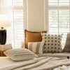 Kudde modern minimalistisk soffa maillard stil sovrum huvudgavel hemvistelse modell rum mjuk dekoration 45x45 30x50