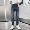 Jeans masculin printemps été mince ajicon hommes droits en ligne lâche American américain cdicon marque haut de gamme petit pantalon droit lx8860