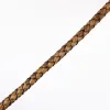 Bracelets Ailatu 5 Meters/Lot 6mm Retre First Layer Cowhide Leather Rope Matte Genuine Braided Cord For DIY Bracelets Jewelry Making