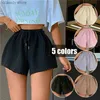 Women's Shorts Womens summer shorts high elastic lace widened sports shirt running loose casual pants H240424 P49S