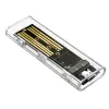 RECK USCIO M.2 NVME NGFF Caso SSD esterno USB3.1 Azionamento a stato solido Contegna 10GBPS PCIe Mobile M2 SSD Box NGFF SATA per laptop tablet