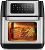 Fryers Air Fryer ، 10.6 Quart Clar Conserction Toster Oven مع شاشة لمس LCD الرقمية ، 10 في 1 OILLESS COOKER