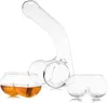 Decanter Penis Decanter Creative Glassware per il set da vino da bar a 2 palline Gag Dickanter High Borosilicate 240409