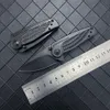 Spoke 1313 Pocket Knife 420 Rostfritt stålhandtag med Blackwash Coatin Blade Camping Folding Knife