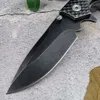 Utomhus Taktisk EDC Survival Pocket Knife 420 Rostfritt stål Camping Jakt Portable Folding Knife