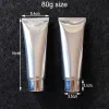 Bottles 80g Gold Sier Aluminum Plastic Soft Tube Empty Hose Makeup Face Foot Eye Cream Lotion Cosmetic Containers Packing Bottle 50pcs