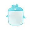 Sacs de rangement sac en mesh pour bébé toys toys kid panier filet carton animal formes imperméable en tissu sable plage