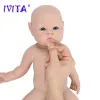 Poppen ivita wg1525 18,5 inch 3,29 kg 100% full body siliconen herboren babypop realistische meisje poppen zachte baby diy blanco kinderen speelgoed speelgoed