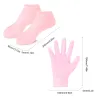 Werkzeug Silikon Peeling Socken Handschuhe Anti -Schlupf -Fuß -Hand -Spa -Maske Hände Schutzhandschuhe verhindert Trockenheit für Füße/Handpflege