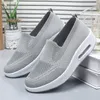 Casual Shoes Sneakers Plus Size Thick Soled Women 2024 Pattern Air Cushion Sport Zapatillas Mujer Chaussure Femme