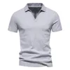 Camisas casuais masculinas Terno profissional de ponta branca Moda de moda profundo v pescoço curto t algodão elástico ropa de hombre