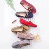 Повседневная обувь китайская бренда высококачественная женская женская подлинная кожаная классическая лоферы 5 цветов бесплатная доставка