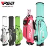 Sacchetti PGM Bambini da golf sacche da golf Air confezione di grandi capacità boy ragazza impermeabile in nylon tpu berretto scalabile accessorio con accessorio 13pcs club qb093